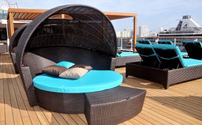 Carnival Miracle deck chair