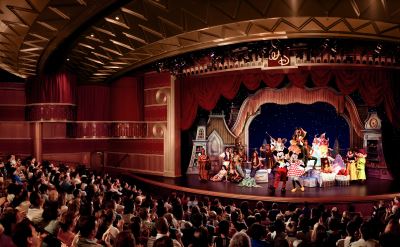 Disney Wonder theater