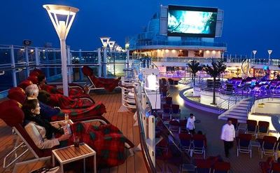 Regal Princess movies under the stars